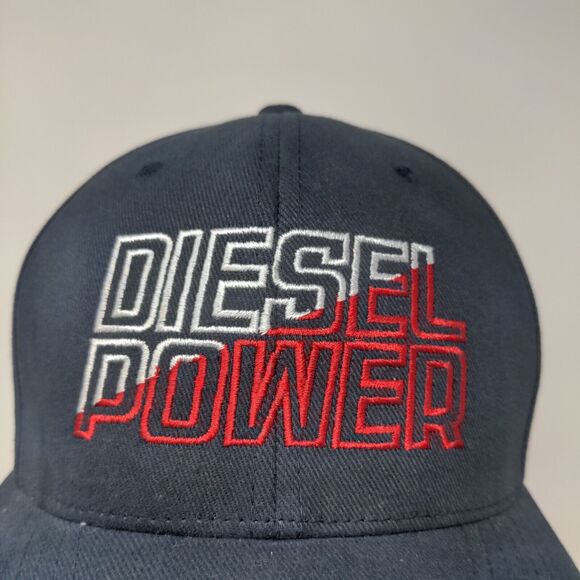 Flexfit Men's Fitted Hat Blue Size L/XL Diesel Power Logo Embroidered - Picture 4 of 11